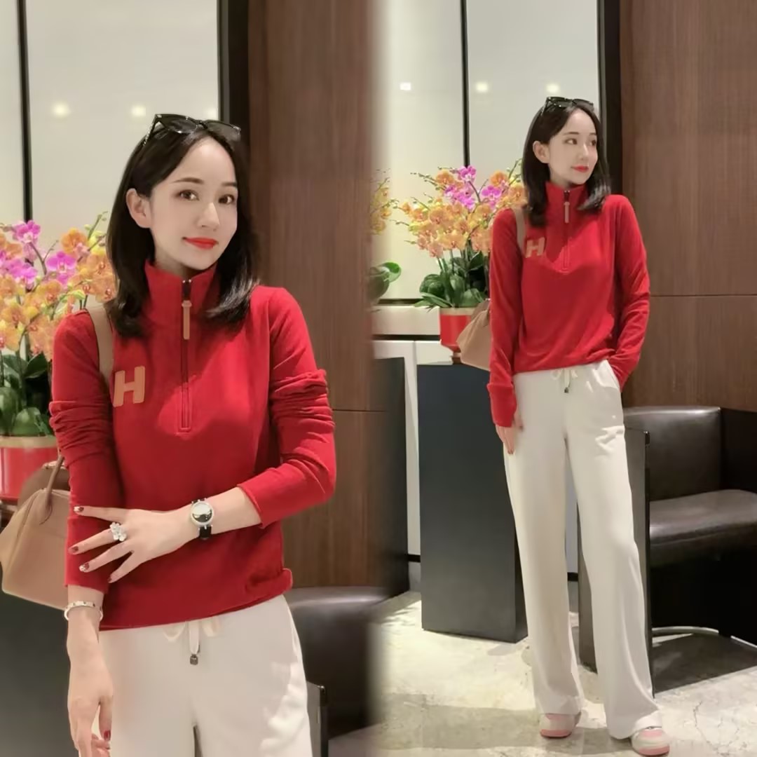JDND轩羽品牌【H卫衣】时尚半高领H卫衣XY23420