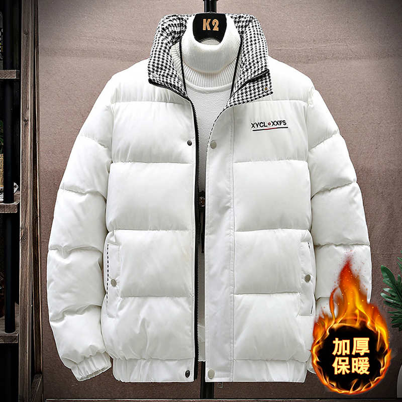 冬季加厚立领棉衣男韩版修身潮流面包服棉袄防寒保暖棉服外套冬装