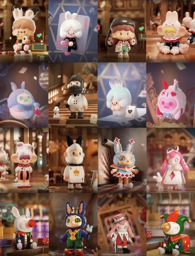 【佳佳链接】独角兽全明星纸牌世界系列潮玩盲盒
