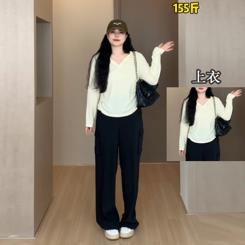 DM10809【漂流瓶】连帽捏褶收腰显瘦显气质修饰身材优雅外衫