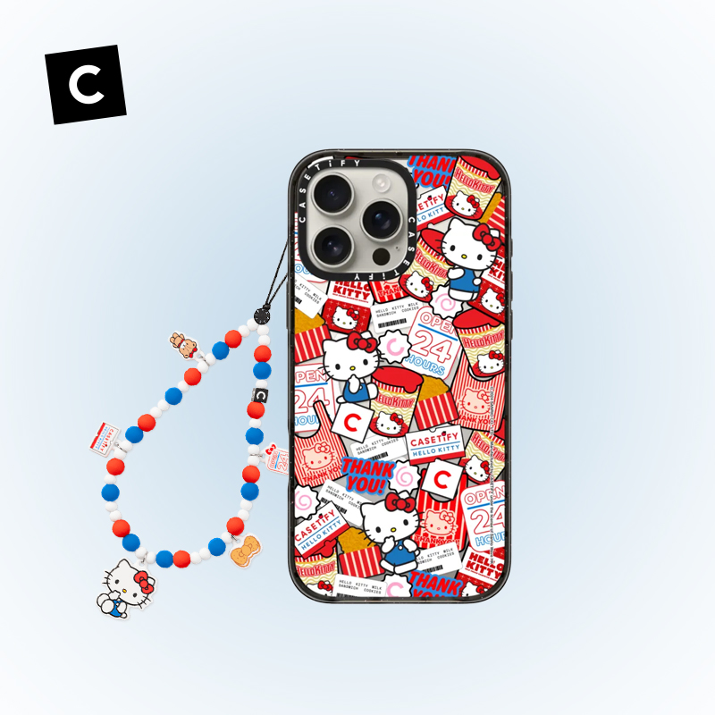 【口口专属】Hello Kitty x CASETiFY联名 适用iPhone16/15手机壳