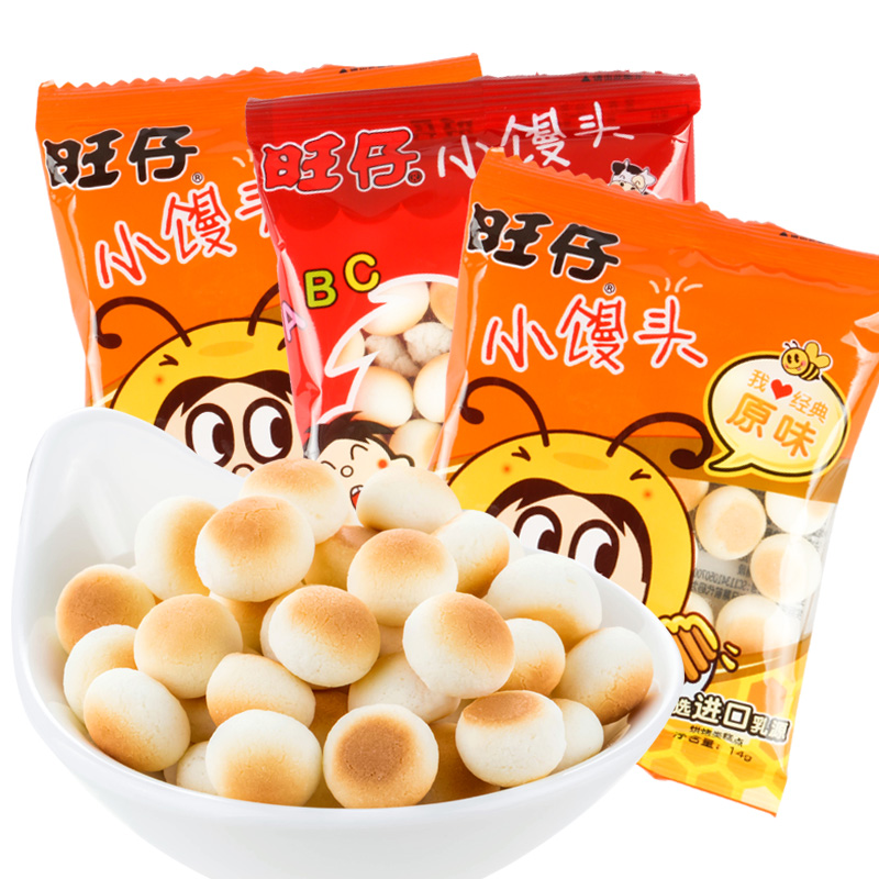小馒头牛奶味儿童饼干怀旧零食品小吃整笋0g