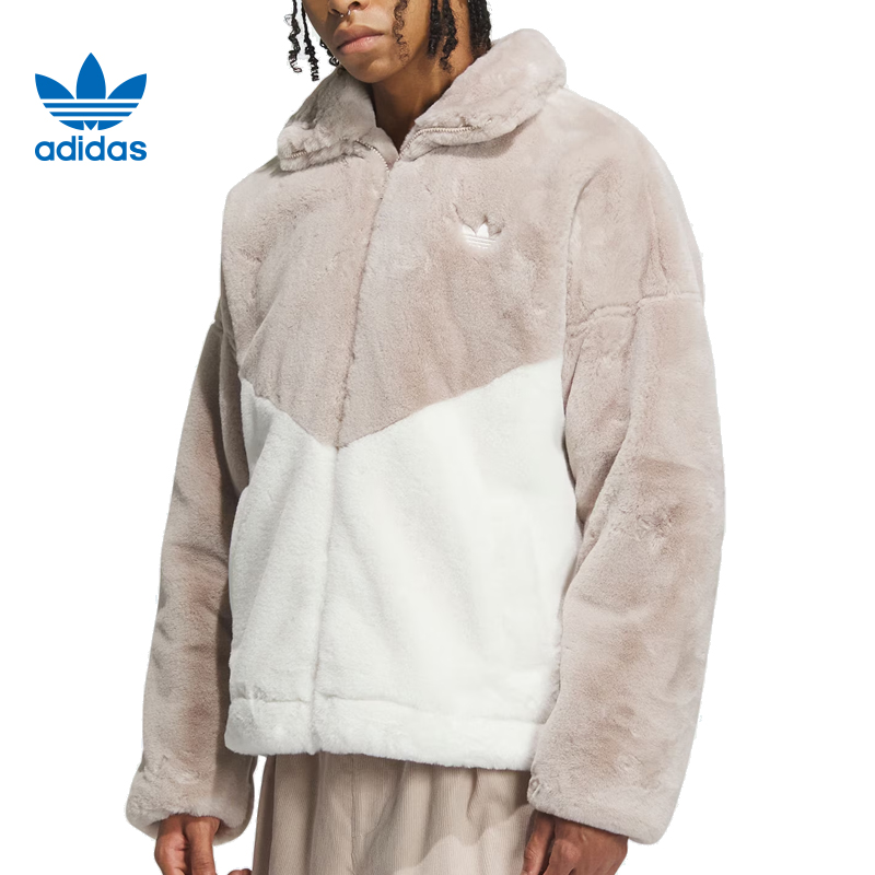 adidas/阿迪达斯originals中性FUR LOGO JKT U时尚秋冬外套IN0982