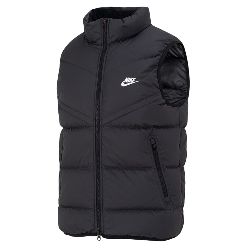 Nike男子AS MNKSF WR 650-D FLD VEST立领运动羽绒服FB8184-010