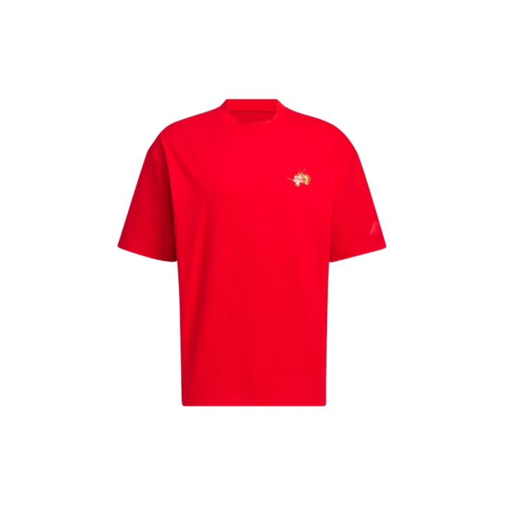 Adidas阿迪达斯男款T恤M DRGN YR TEE休闲舒适百搭潮流短袖JE6105