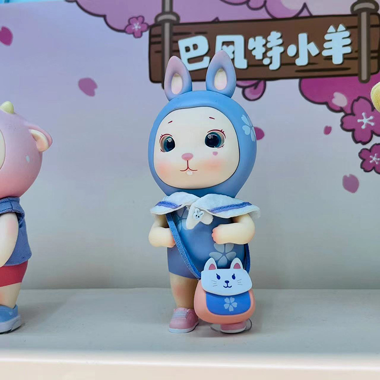 【拆盒】巴风特小羊春花樱樱学院系列潮玩盲盒