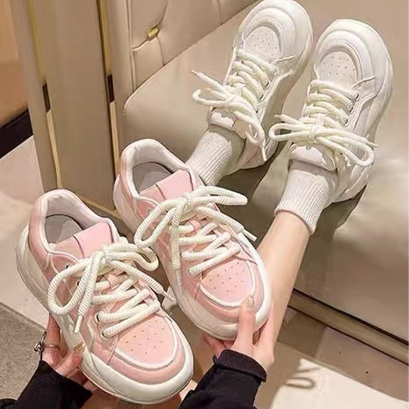 小恶魔厚底老爹鞋女秋季新款百搭显脚小增高爆款运动面包鞋 239