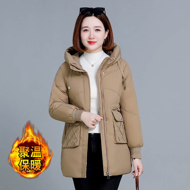 啄木鸟棉服女士短款加厚超厚冬季夹棉外套2023新款爆款棉衣棉袄