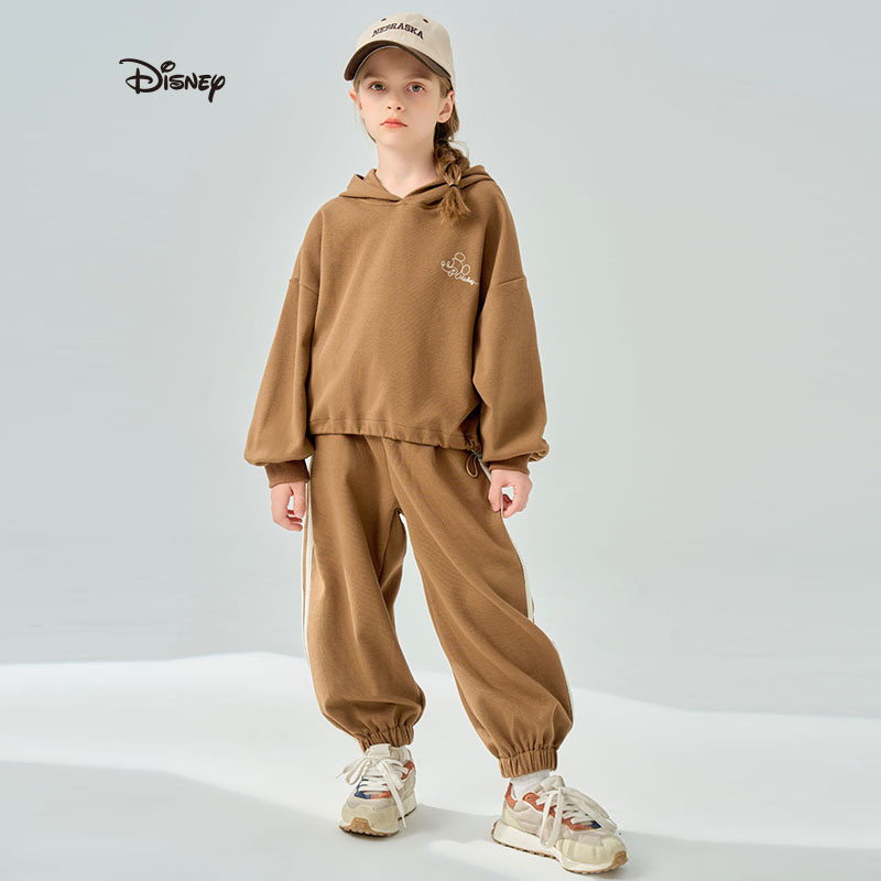 Disney/迪士尼2023秋季新款中大童迪士尼儿童运动套装SWN1QJ501