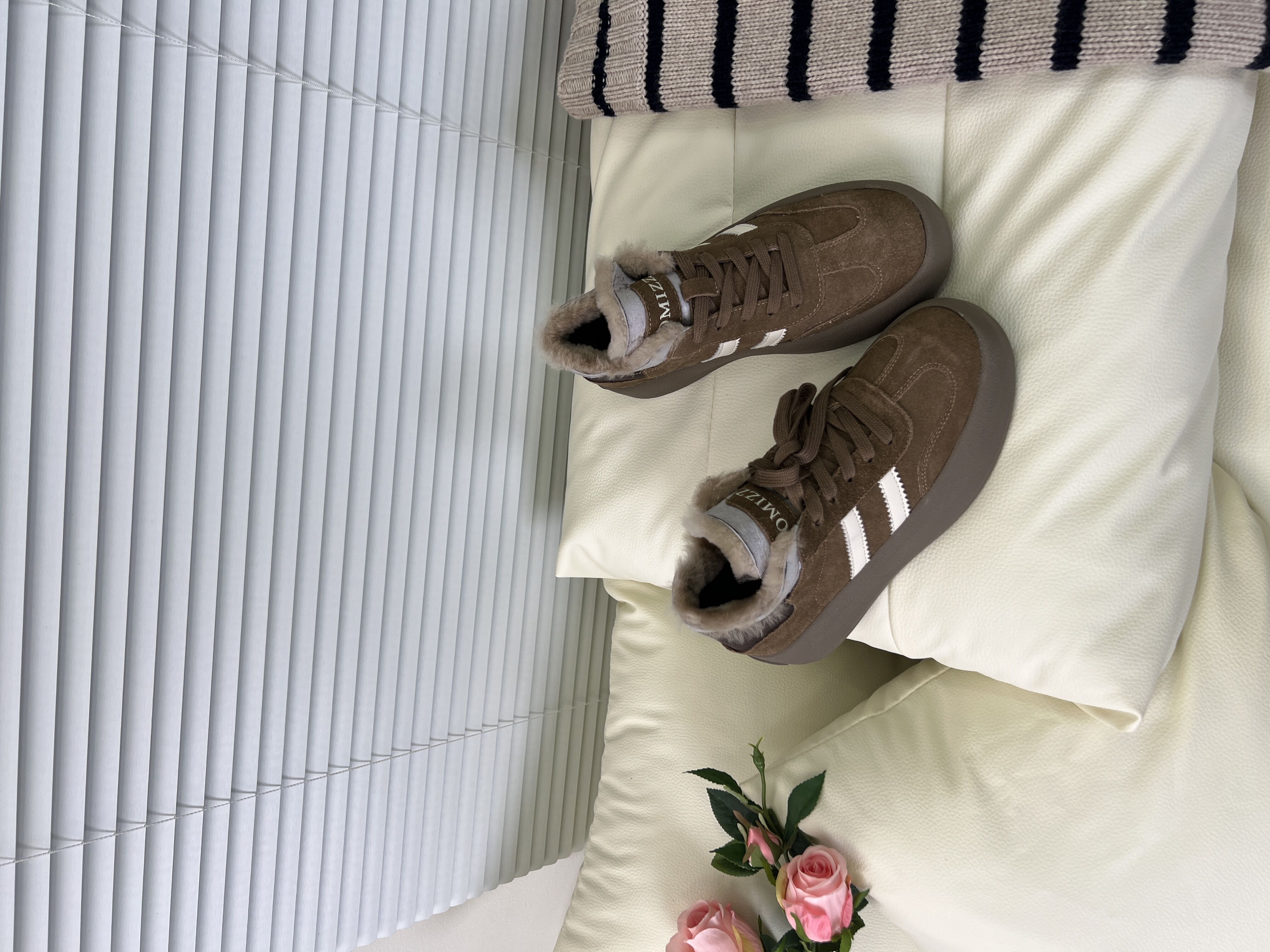 加绒保暖韩版高帮德迅鞋女冬季舒适运动休闲平底
