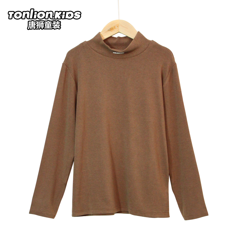 tonlionkids/唐狮童装秋季新款修身长袖打底T恤110-170