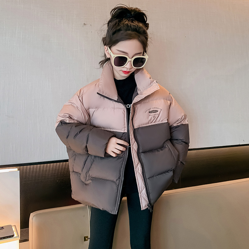 女童羽绒服2023秋冬新款洋气白鸭绒加厚中大童冬季保暖儿童外套潮