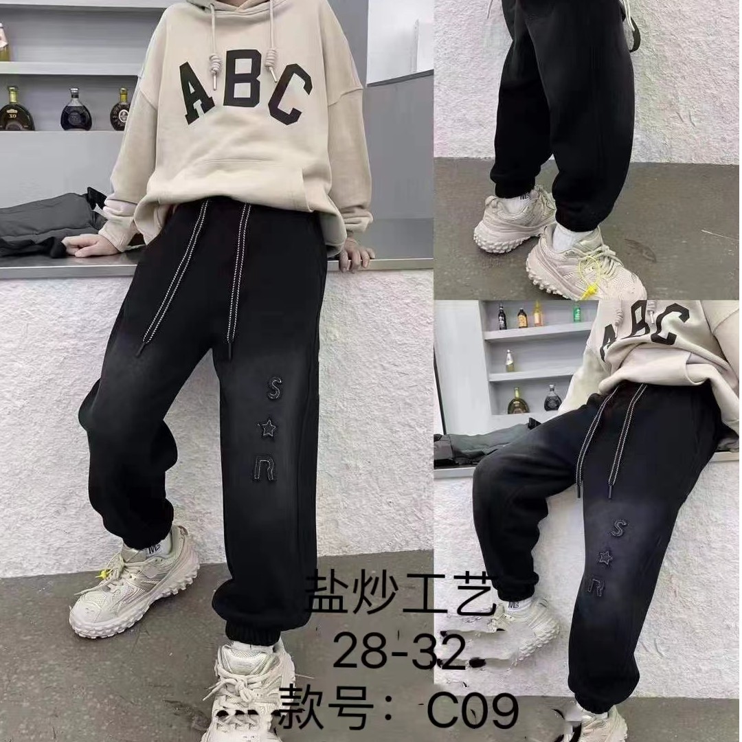C09青少年潮款百搭休闲裤子
