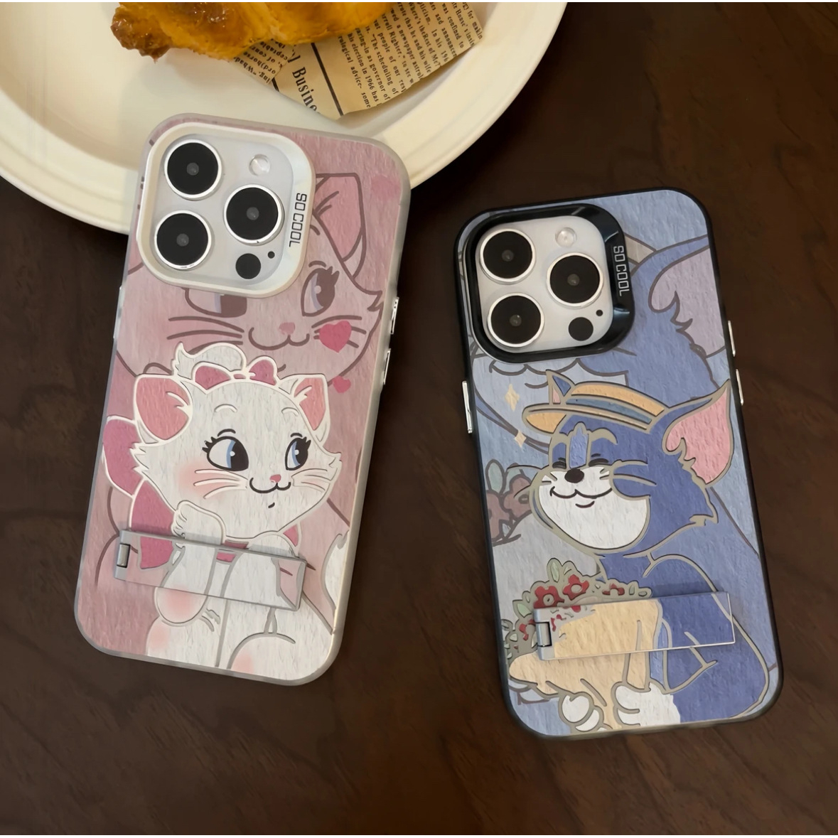 彩银汤姆和玛丽猫苹果15promax/iPhone14pm/13p手机壳12promax/11