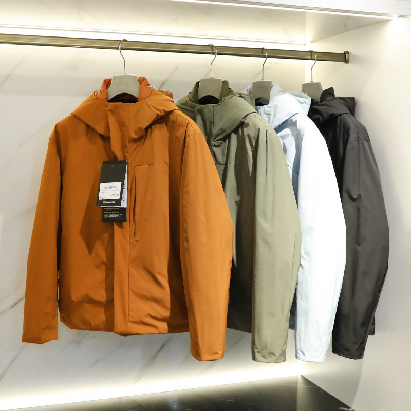2023秋冬男士防泼水简约款休闲保暖加厚棉服棉衣