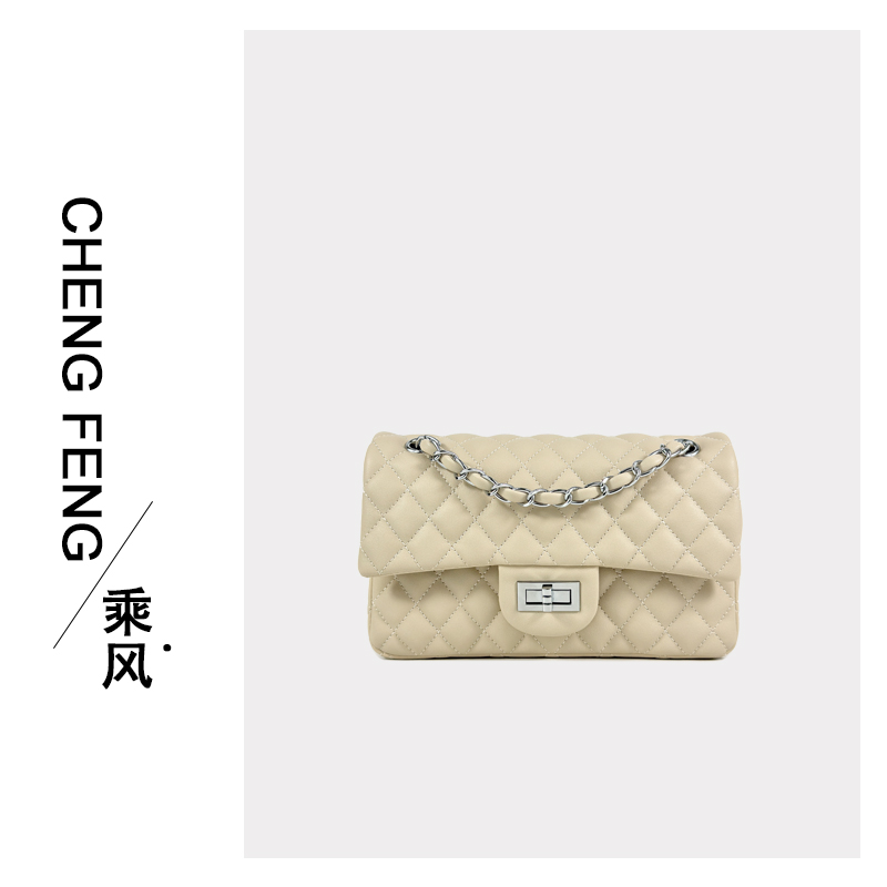 2024新款小香风菱格链条气质百搭小方包