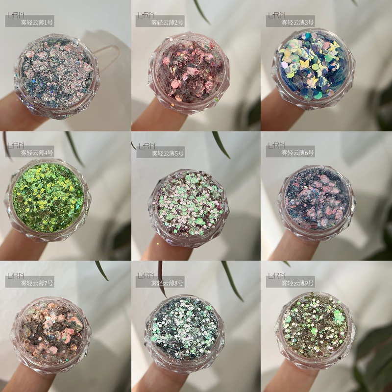 LRN懒人nail美甲素材亮片系列