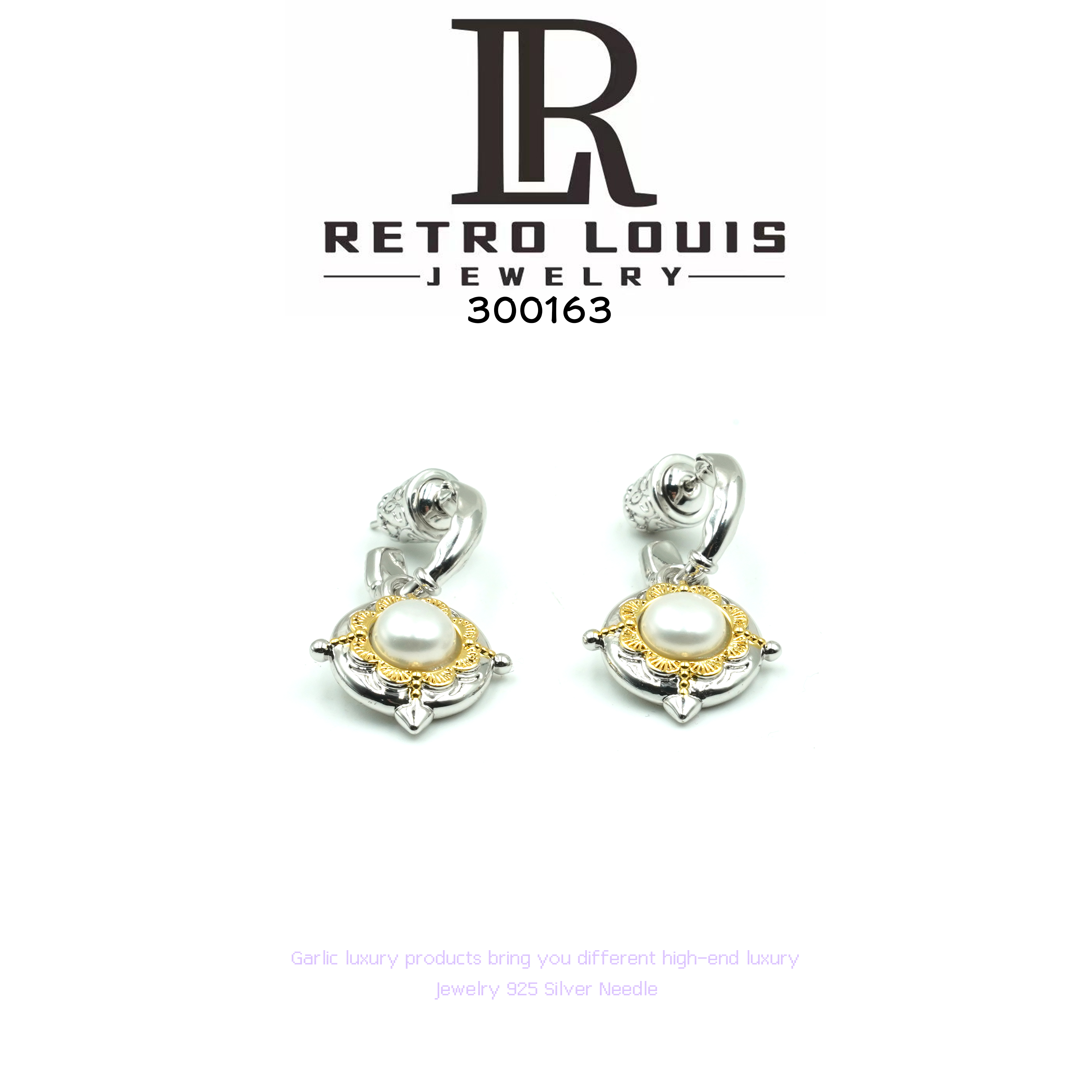 铜合金耳饰 RETRO LOUIS 耳饰~300163