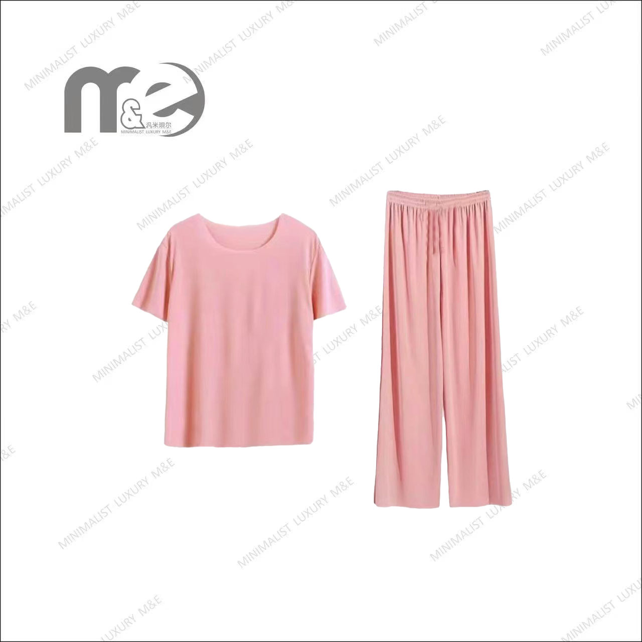 门店299！M&E莫代尔亲肤7分套装家居服舒适休闲夏季透气春夏89322