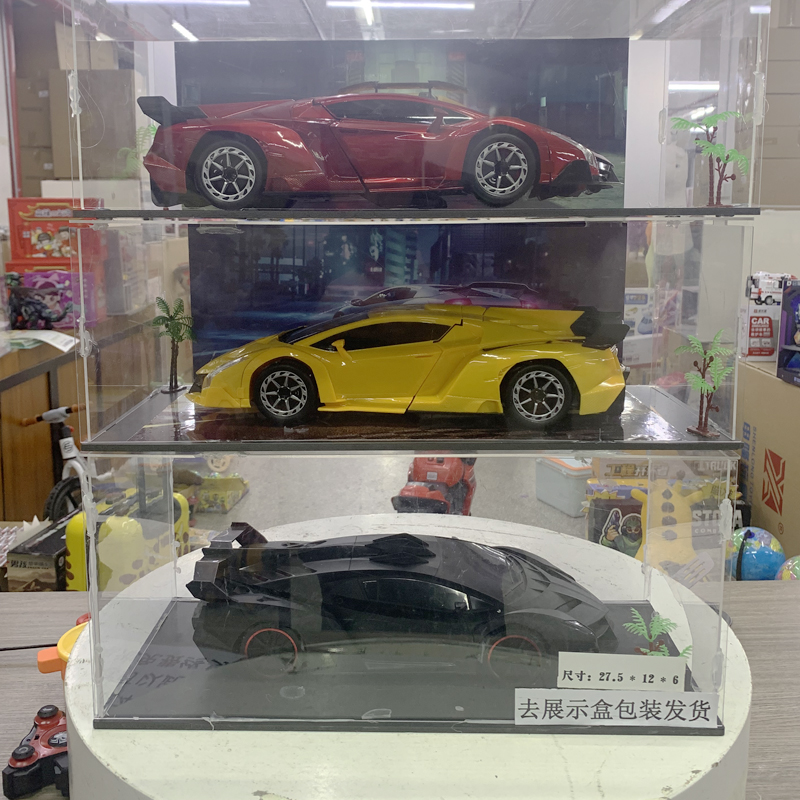20CM惯性跑车三只装儿童实验玩具颜色随机