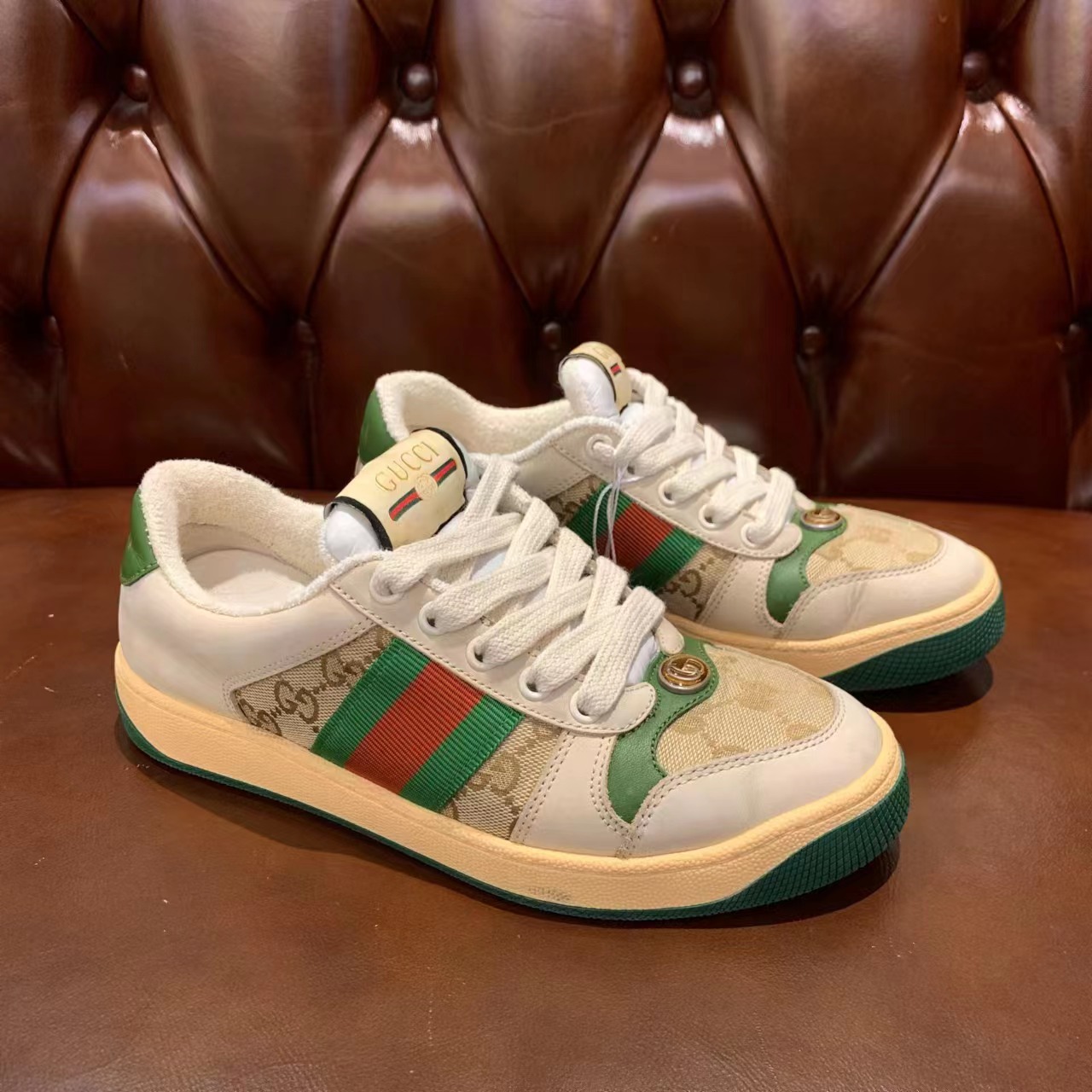 95新 GUCCI/古驰 安洁利严选运动鞋/XK0108297