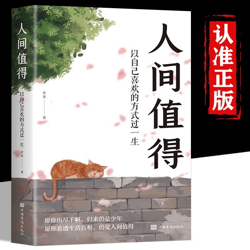 正版人间值得 以自己喜欢的方式过一生高情商哲学智慧治愈心灵