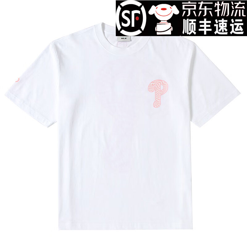 MLB 2023夏季大logo 男士女士宽松情侣短袖T恤衫3ATSO0233-10WHS