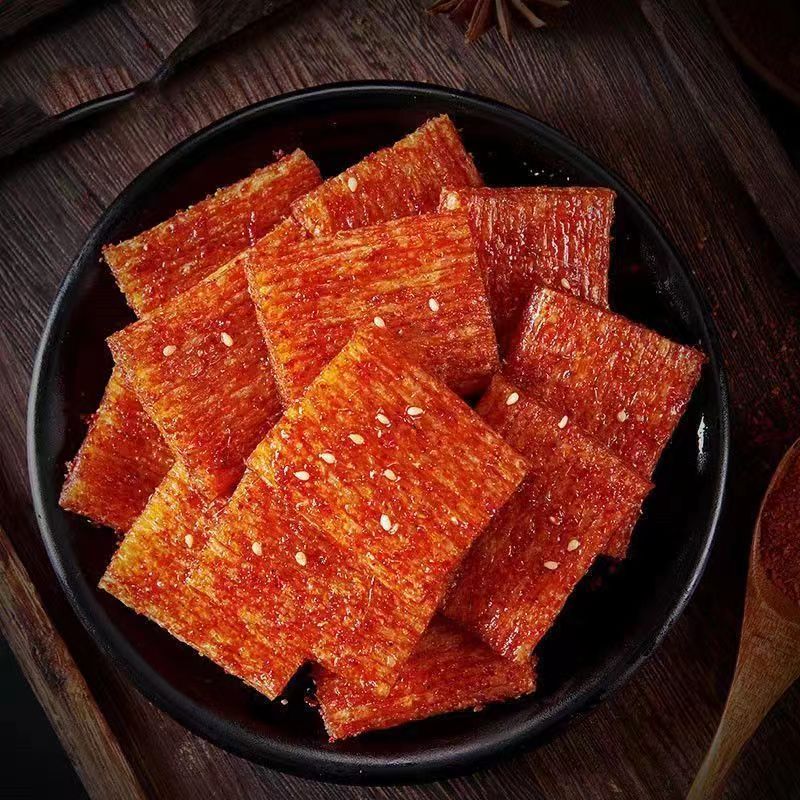 辣条麻辣亲亲嘴怀旧小吃网红宿舍休闲小零食品小吃片烧小面筋辣片