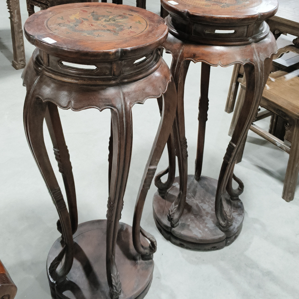 住宅家具 花几一对 包邮 直播间直拍