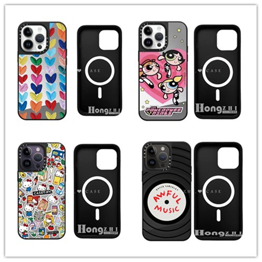 【镜面黑边磁吸】新款苹果15Promax手机壳潮牌时尚防摔女款网红