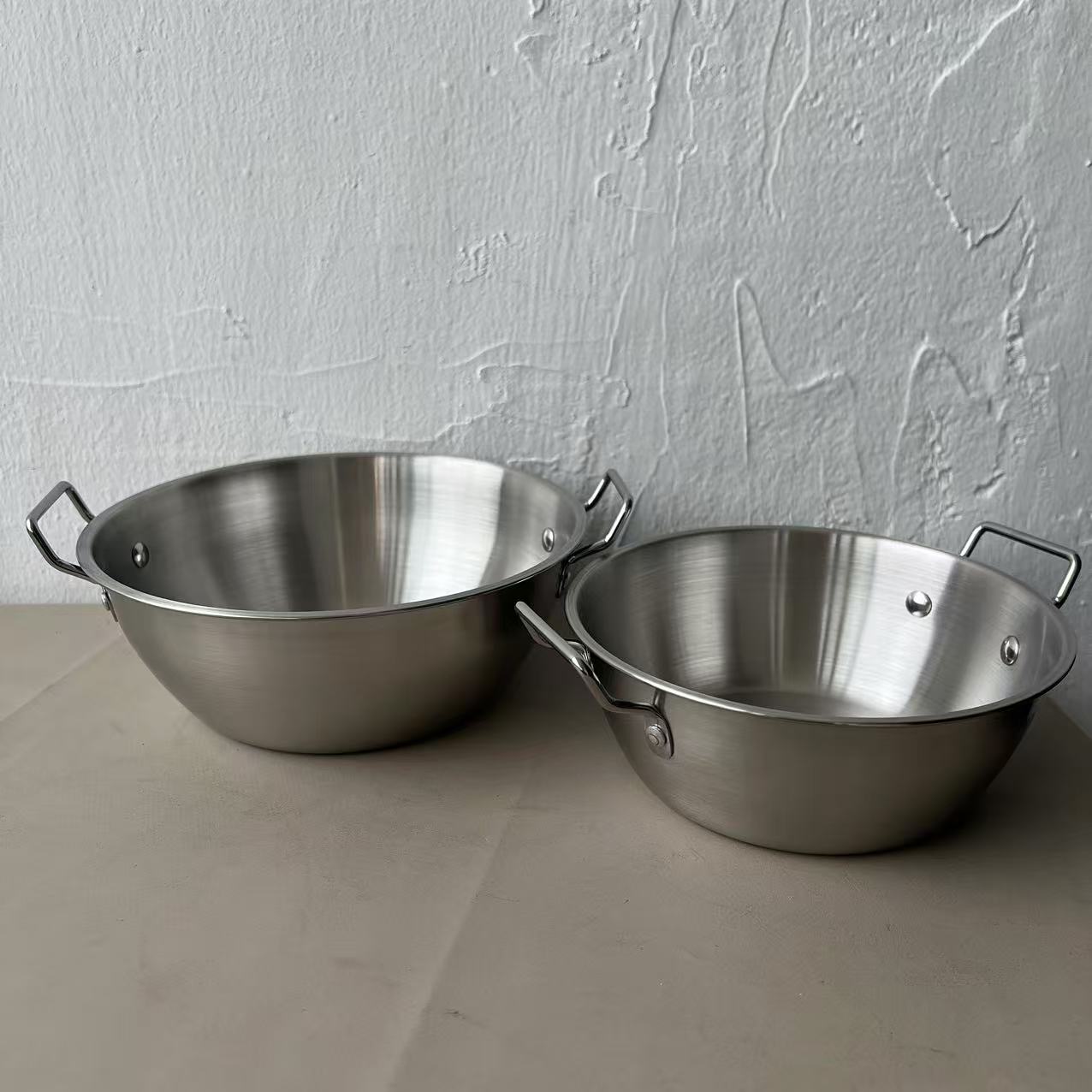 外贸韩国泡面锅一大一小高档家用款居家必备神器【汤姆粉丝专属】