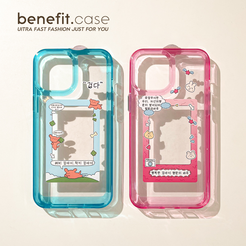 benefit追星小卡iPhone14proins手机壳苹果15可爱华为mate60pro