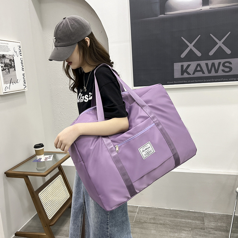 牛津布防水收纳袋手提旅行包折叠旅行收纳包短途旅行行李袋旅行包