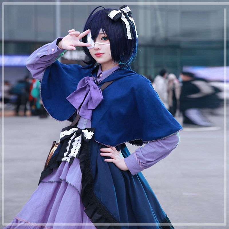 中二病也要谈恋爱cosplay小鸟游六花cos服饰学生版哥特洋服连衣裙
