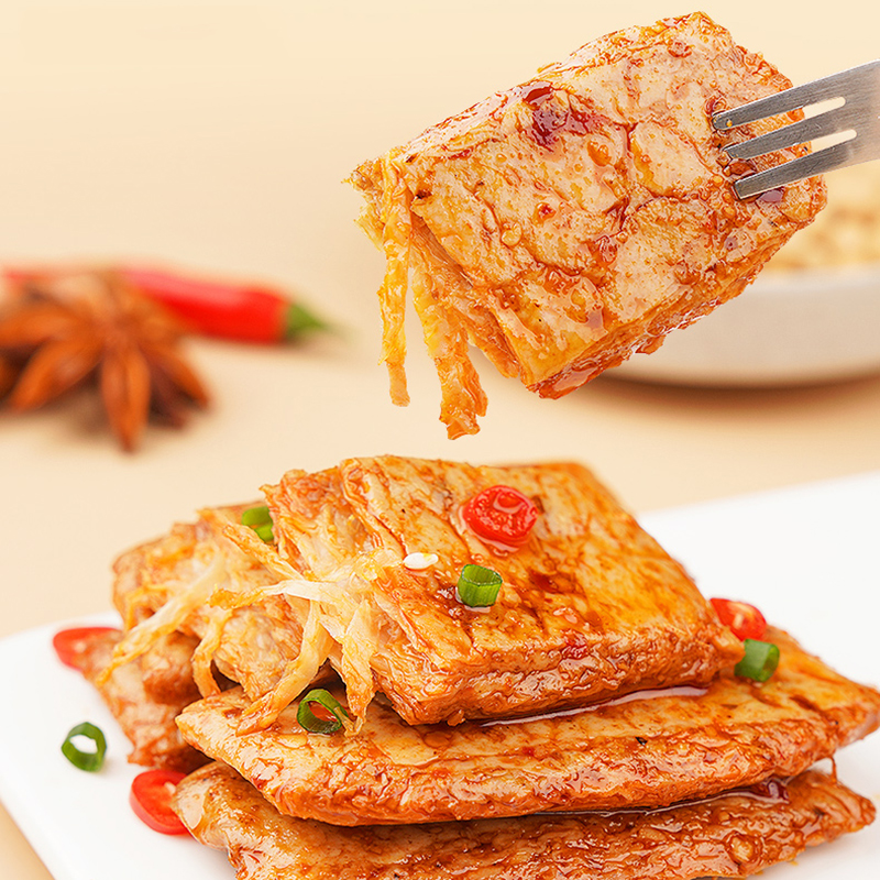 美味手撕素肉素牛肉素牛排素食豆干小吃香辣条风味休闲零食批发