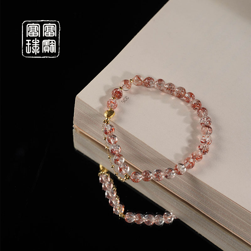 【寻缘间】富富珠宝 水晶18k金时尚手串（天然珠宝多样性发）