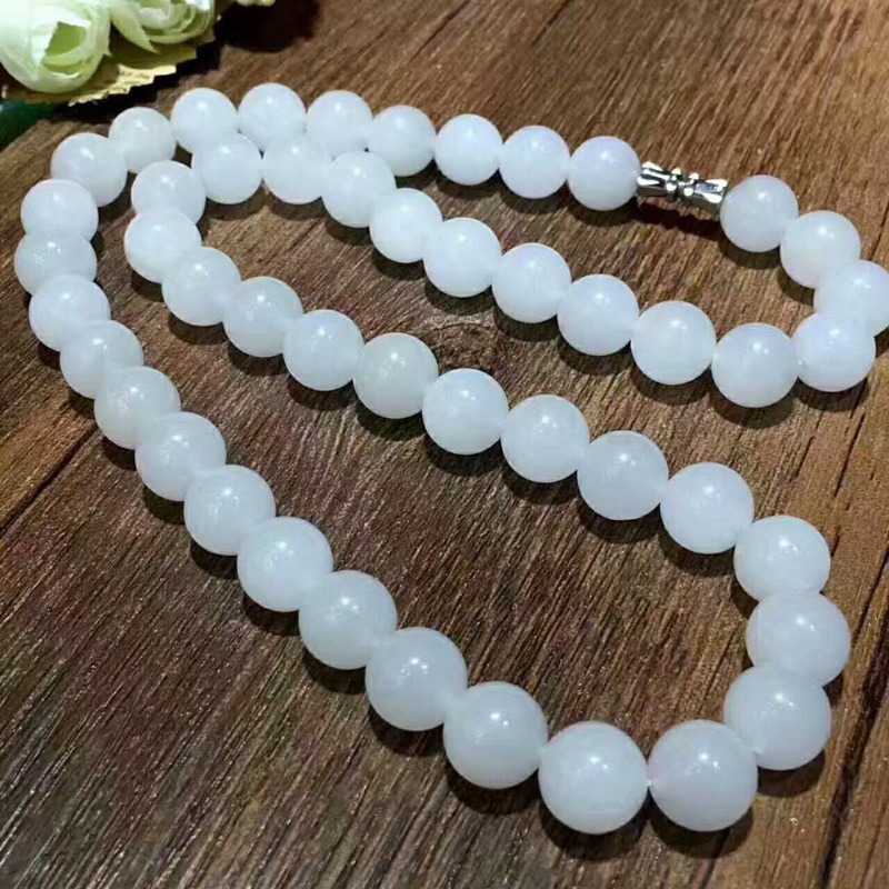 天然玉石戈壁玉金丝玉项链（有问题联系客服解决请不要中差评）