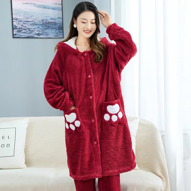 A25草莓熊【睡衣青仓 卖一套少一套】家居服套装冬季休闲