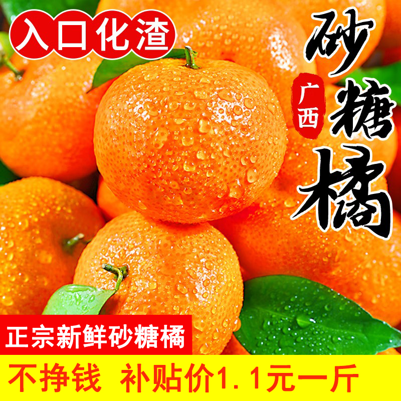 【现摘现发】广西砂糖橘多汁沙糖桔子应季清甜沃柑香甜水果送礼佳品