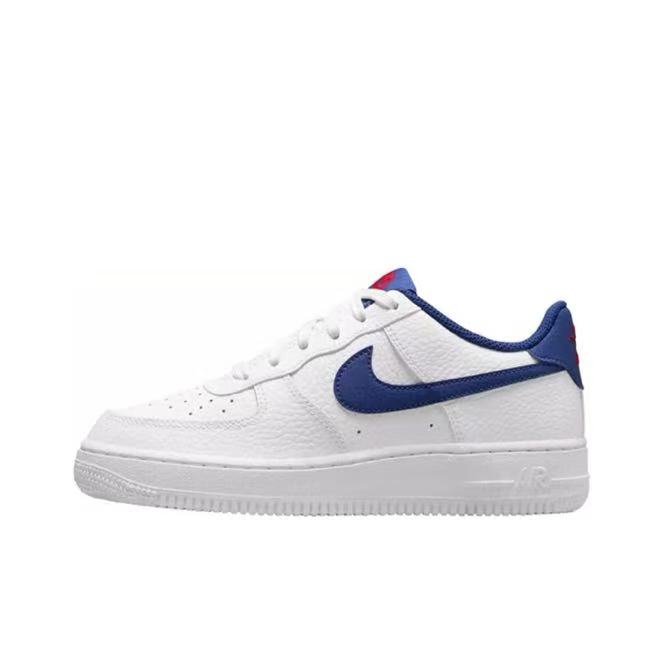 耐克/Nike Air Force 1 Low GS 女子蓝白休闲低帮板鞋 CT3839-101