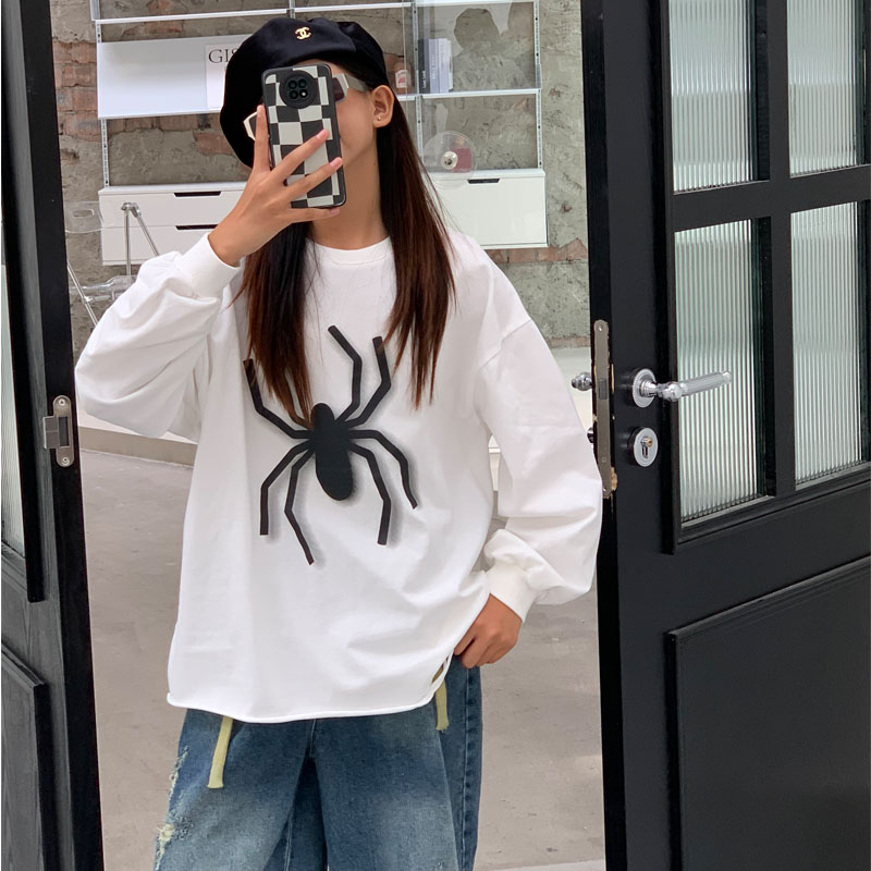 【潮牌卫衣】中大童2023秋新薄款韩版长袖宽松百搭休闲上衣235016