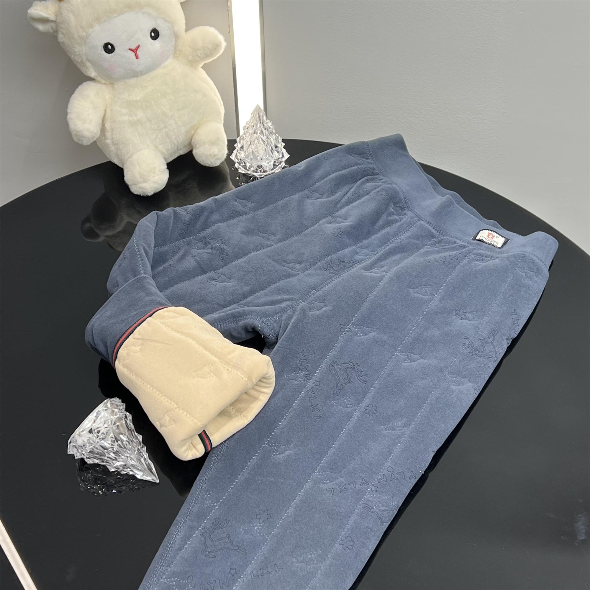 【潮牌甄选校服神器】男女童保暖裤内穿棉裤秋冬季学生毛裤Y瘦23010