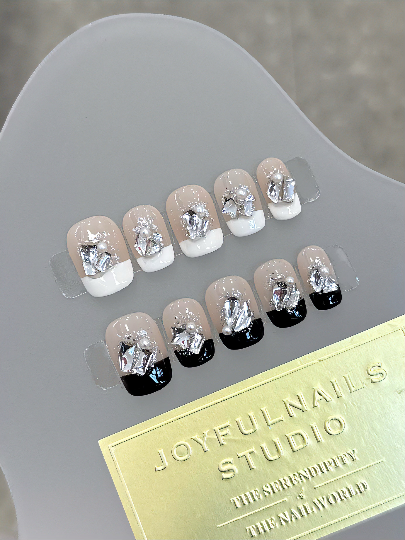 【伊人】纯手工定制穿戴甲大气简约