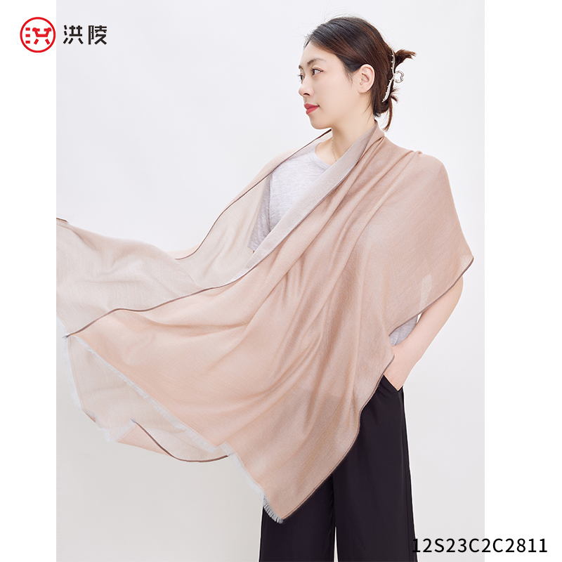 洪陵HOLIR【一口价】戒指绒丝巾秋冬保暖披肩围巾时尚百搭外搭2811