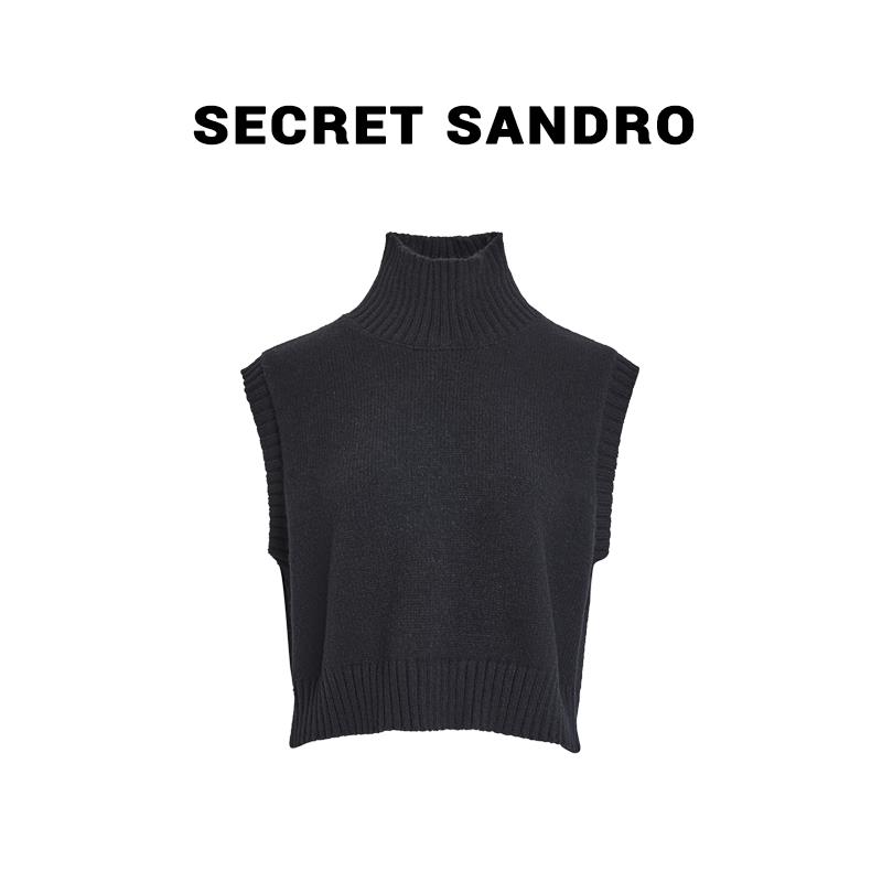 【张元一专属】【高领】Secret Sandro 毛针织衫 M62227100R