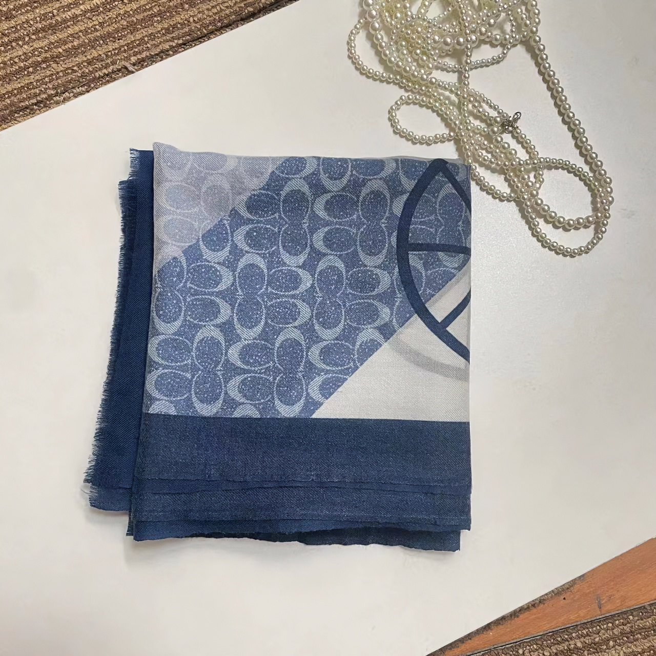 【戒指绒羊绒长巾-赶车马夫】200*100cm戒指绒羊绒长巾百搭时尚