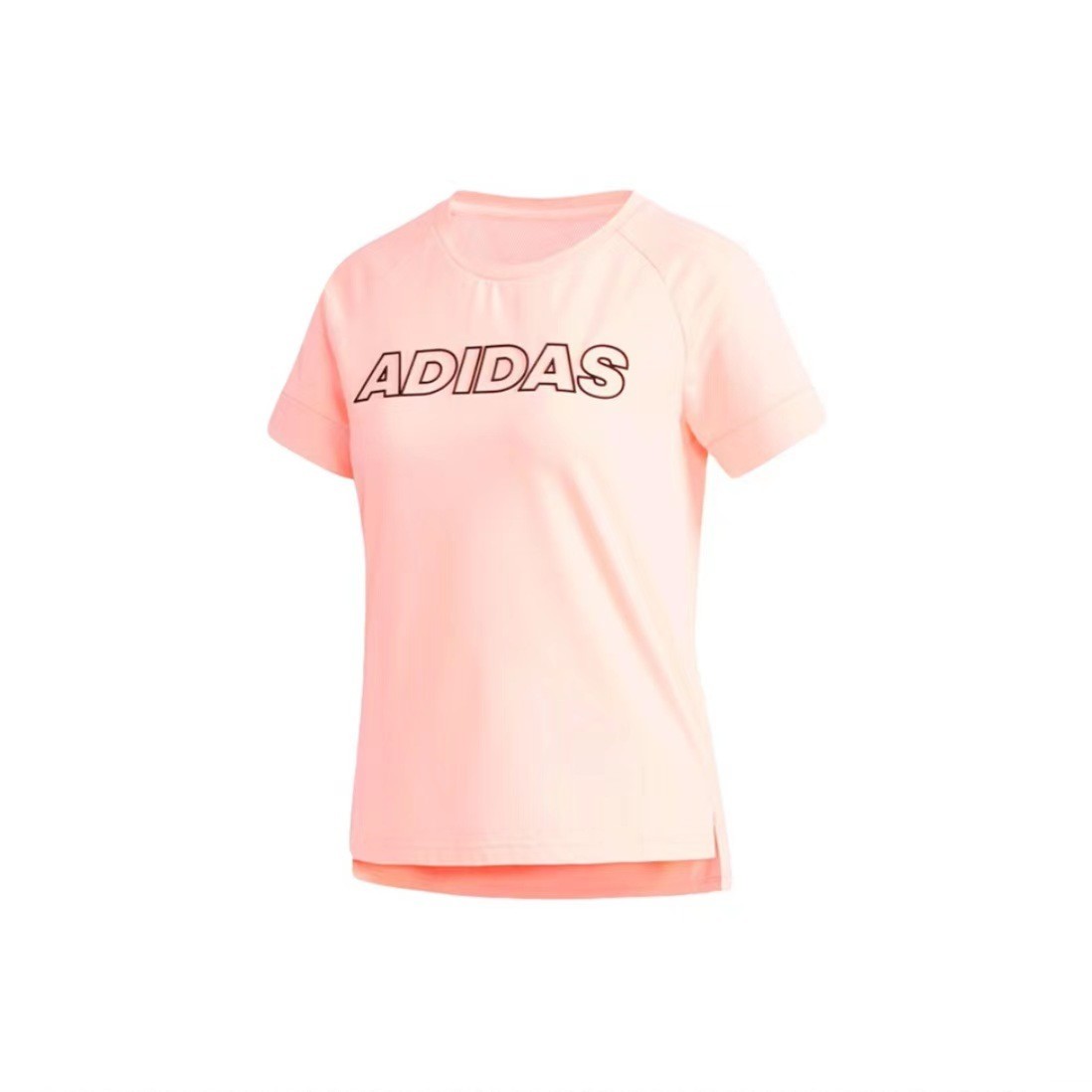Adidas 阿迪达斯夏季女子新款圆领运动半袖休闲透气短袖T恤DT8330