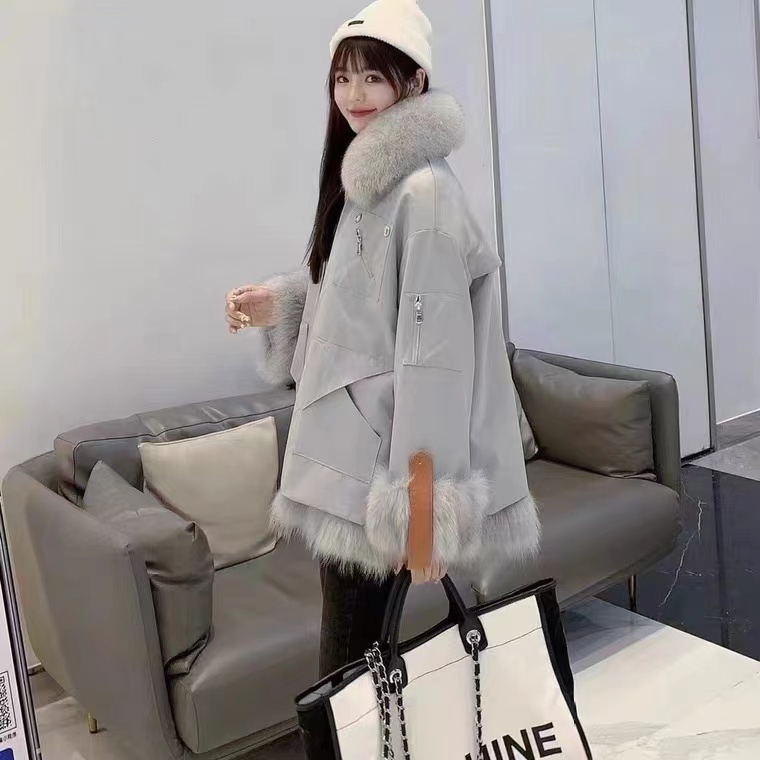 【TD服饰】2023新款女装派克服冬季新款 22p588
