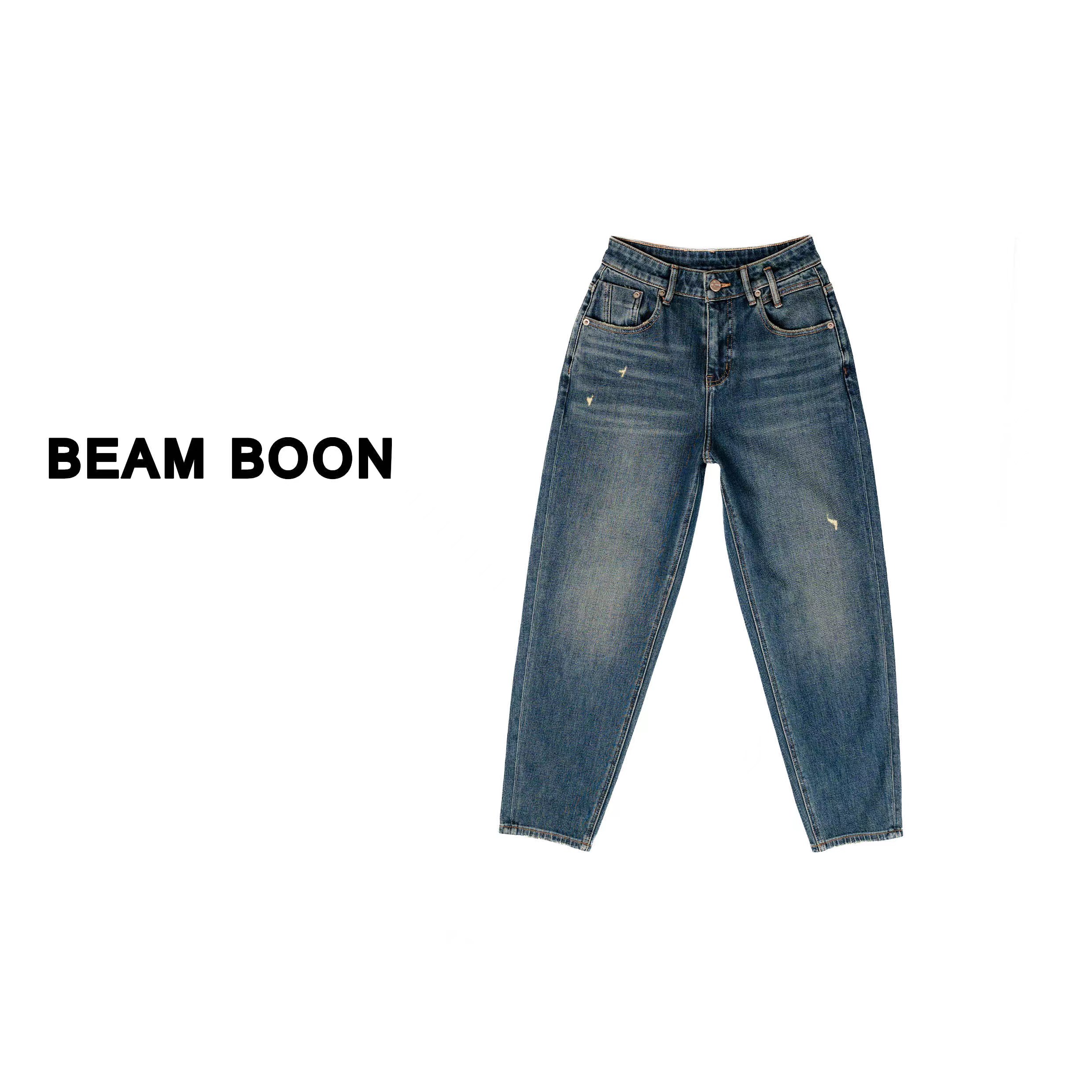 Beam Boon | 舒适360°！四面弹无拘束高腰显瘦微垮牛仔裤