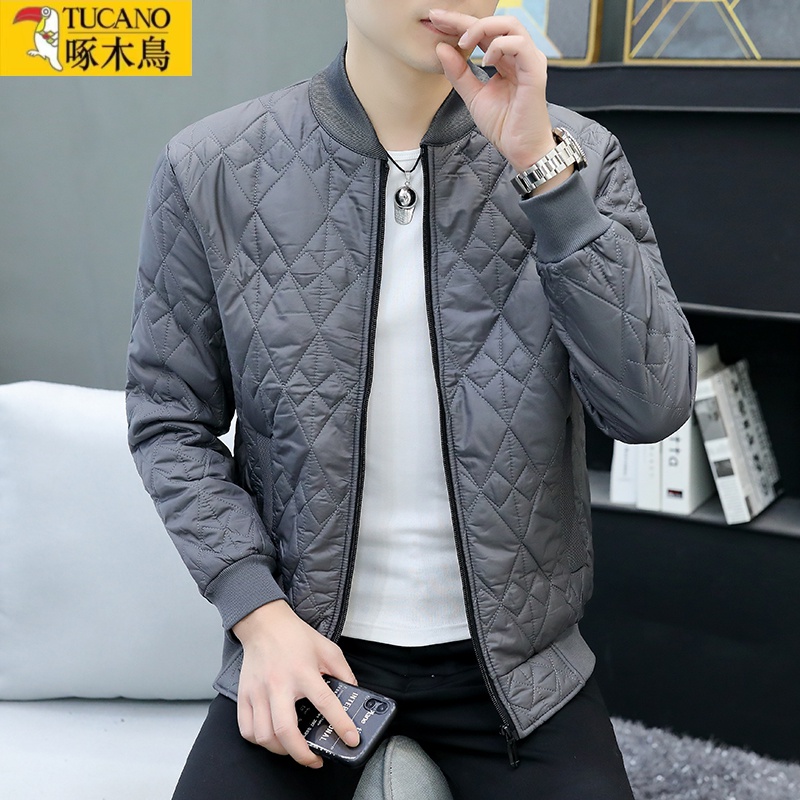 TUCANO/啄木鳥男士棉服加绒秋冬季新款韩修身版时尚保暖宽松休闲